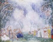 James Ensor The Garden of love oil painting on canvas
